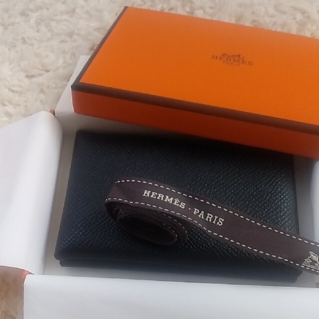 HERMES エルメス カルヴィ カードケース 名刺入れ ブラック