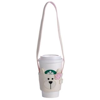 スターバックスコーヒー(Starbucks Coffee)の台湾 スターバックス 桜 さくら ベアリスタ ドリンクホルダー(収納/キッチン雑貨)