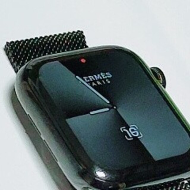 Applewatch series6 HERMES　44mm ブラックモデル  スマホ/家電/カメラのスマートフォン/携帯電話(その他)の商品写真