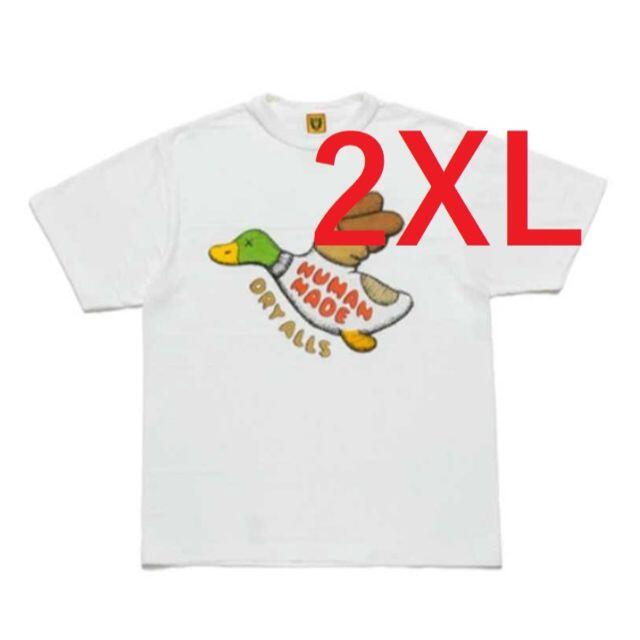 2XL HUMAN MADE KAWS T-Shirt #2 "White"メンズ