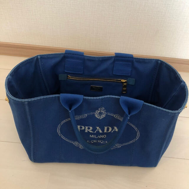 PRADA(プラダ)のPRADA カナパCOBALTO レディースのバッグ(トートバッグ)の商品写真