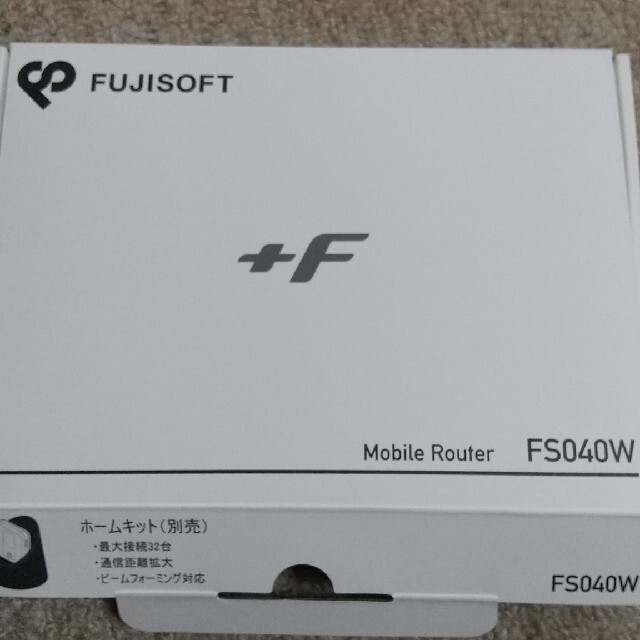 PC/タブレット富士ソフトWi-Fiモバイルルーター FS040W美品