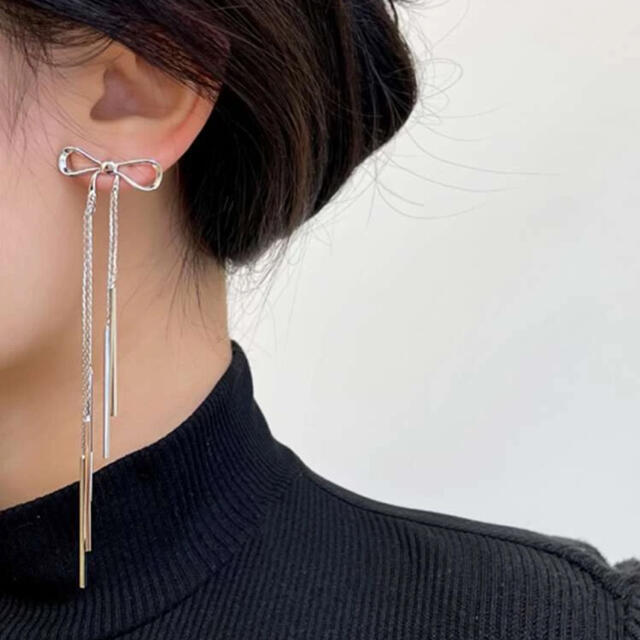 4℃(ヨンドシー)のribbon pierce レディースのアクセサリー(ピアス)の商品写真