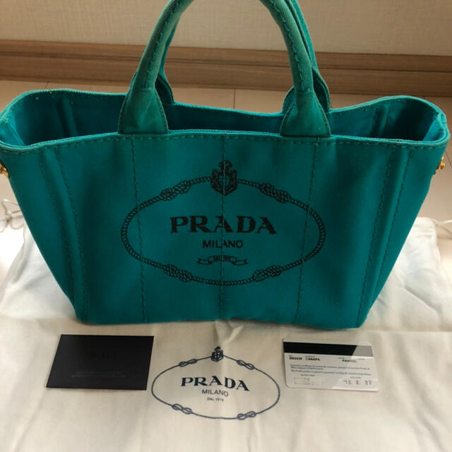 PRADA(プラダ)のPRADA カナパ　COBALTO Sサイズ レディースのバッグ(トートバッグ)の商品写真