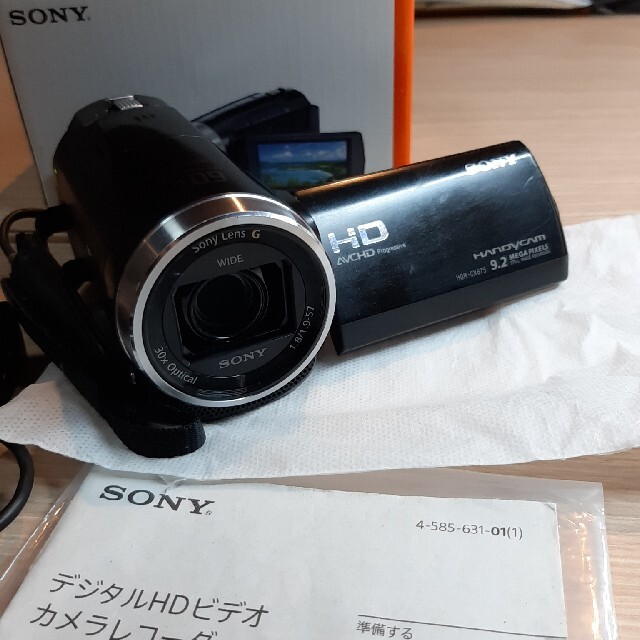 SONY(ソニー)のsony hdr-cx675ブラック np-fv70 128GBsd付 スマホ/家電/カメラのカメラ(ビデオカメラ)の商品写真