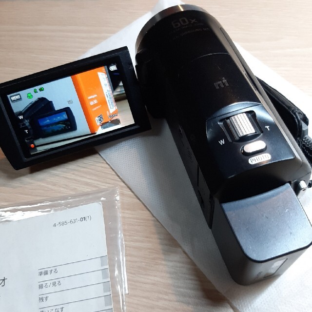 SONY(ソニー)のsony hdr-cx675ブラック np-fv70 128GBsd付 スマホ/家電/カメラのカメラ(ビデオカメラ)の商品写真