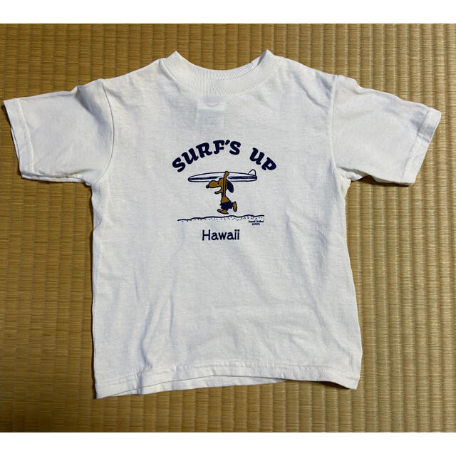 SNOOPY(スヌーピー)のスヌーピー　ハワイTシャツ限定　90-100 キッズ/ベビー/マタニティのキッズ服男の子用(90cm~)(Tシャツ/カットソー)の商品写真