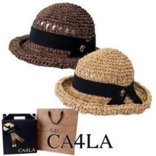 カシラ(CA4LA)のCA4LA  麦わら帽子　ペーパーハット(麦わら帽子/ストローハット)