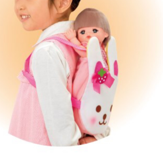 西松屋(ニシマツヤ)のメルちゃん　抱っこ紐 キッズ/ベビー/マタニティのおもちゃ(ぬいぐるみ/人形)の商品写真