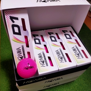 ホンマゴルフ(本間ゴルフ)の【新品・送料無料・３ダース】HONMA　D1 2020年モデル　ピンク(その他)