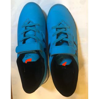 ニューバランス(New Balance)のニューバランス  サッカーシューズ　青　20センチ　数回使用(シューズ)