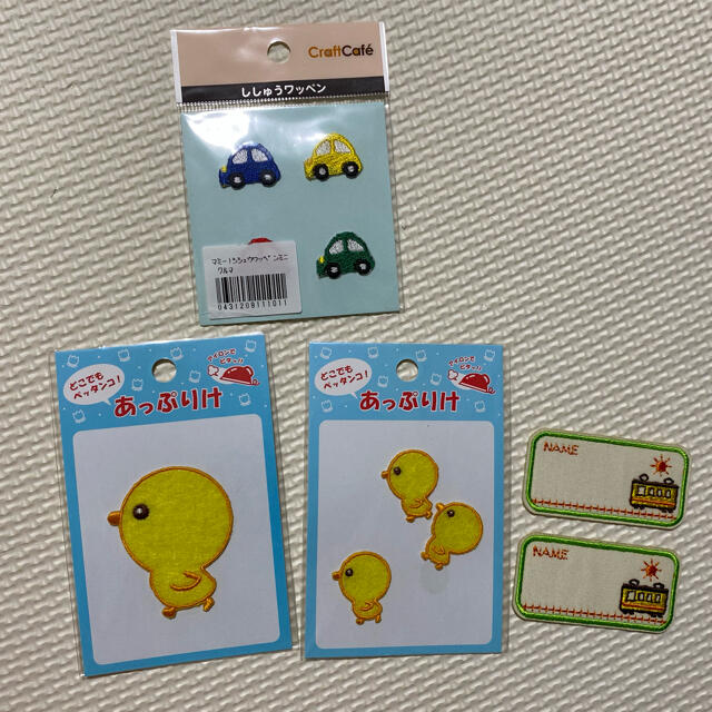 ワッペンセット ハンドメイドのキッズ/ベビー(その他)の商品写真