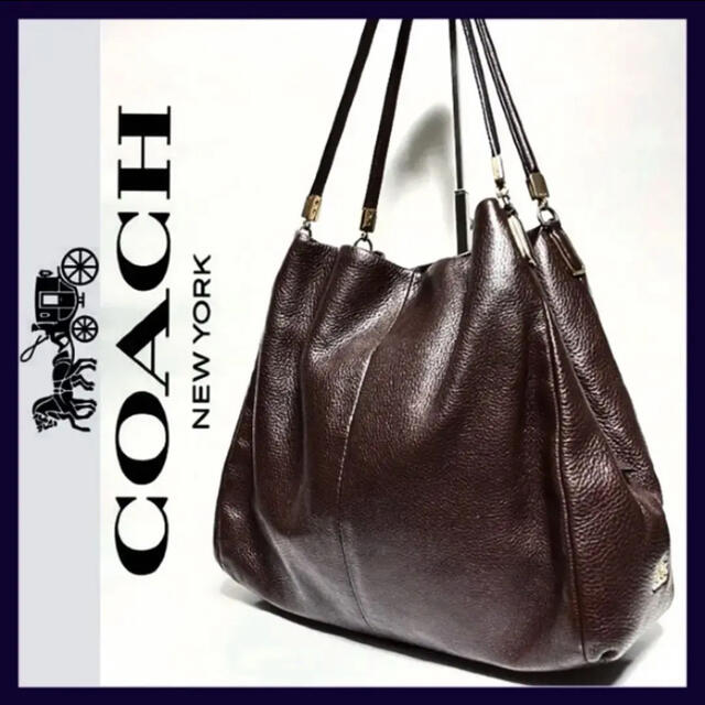 COACH   コーチ マディソン レザー スモール フィービー バッグ