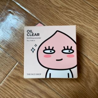 ザフェイスショップ(THE FACE SHOP)の【新品】OIL CLEAR blotting powder(フェイスパウダー)