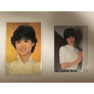 松田聖子　ブロマイド　80年代(アイドルグッズ)