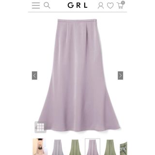 グレイル(GRL)のサテンマーメイドスカート[gm408] グレイル(ロングスカート)