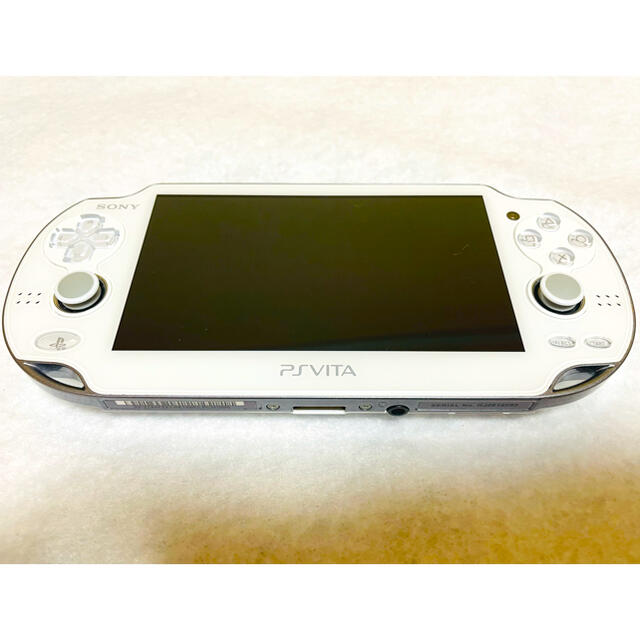 ☆美品☆PSVita PCH-1100 クリスタルホワイト 画面無傷-