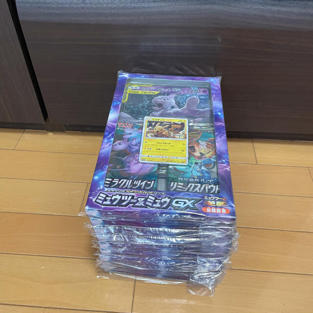 美品 ポケモン - ポケモンカード ミュウツー&ミュウ GX Box+デッキ+