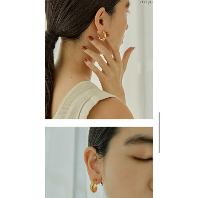 TODAYFUL(トゥデイフル)のDrop Nuance Earring/todayful  lifes レディースのアクセサリー(イヤリング)の商品写真