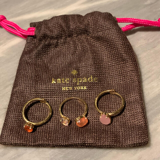 kate spade new york(ケイトスペードニューヨーク)のmgm様専用　Kate Spade 3連リング レディースのアクセサリー(リング(指輪))の商品写真