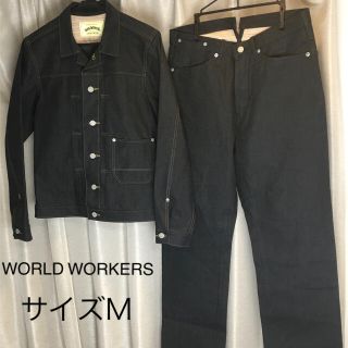 ビッグジョン(BIG JOHN)の★美品★WORLD WORKERS ワールドワーカーズ　ビッグジュン　サイズM(Gジャン/デニムジャケット)