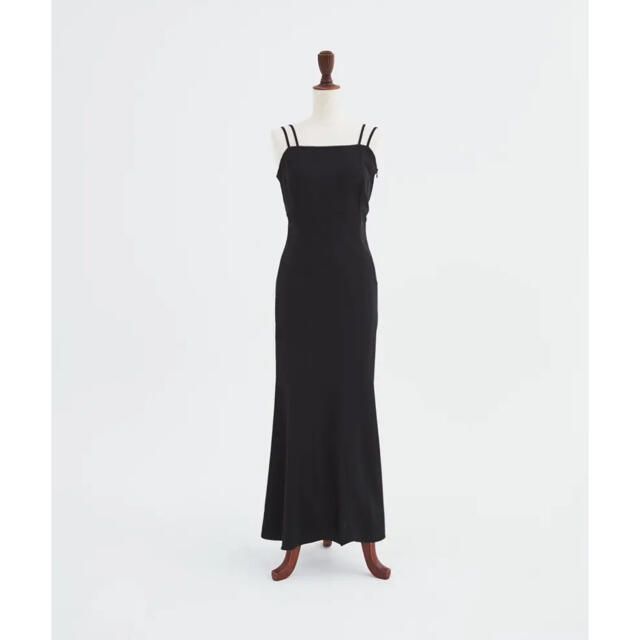 Ameri VINTAGE(アメリヴィンテージ)のsheer GLASS DRESS (Black) レディースのワンピース(ロングワンピース/マキシワンピース)の商品写真