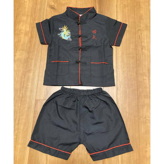 美品　チャイナ服 90 男の子 カッコイイ キッズ/ベビー/マタニティのキッズ服男の子用(90cm~)(その他)の商品写真