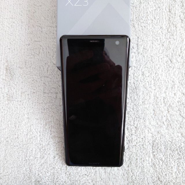Xperia(エクスペリア)のソニー Xperia XZ3 美品　801SO ブラックSIMフリー 本体 スマホ/家電/カメラのスマートフォン/携帯電話(スマートフォン本体)の商品写真