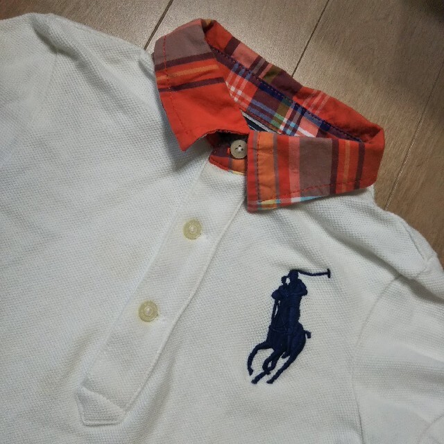 POLO RALPH LAUREN(ポロラルフローレン)の2点おまとめ ポロバイラルフローレン ミキハウス ビッグロゴ ポロシャツ キッズ/ベビー/マタニティのベビー服(~85cm)(シャツ/カットソー)の商品写真