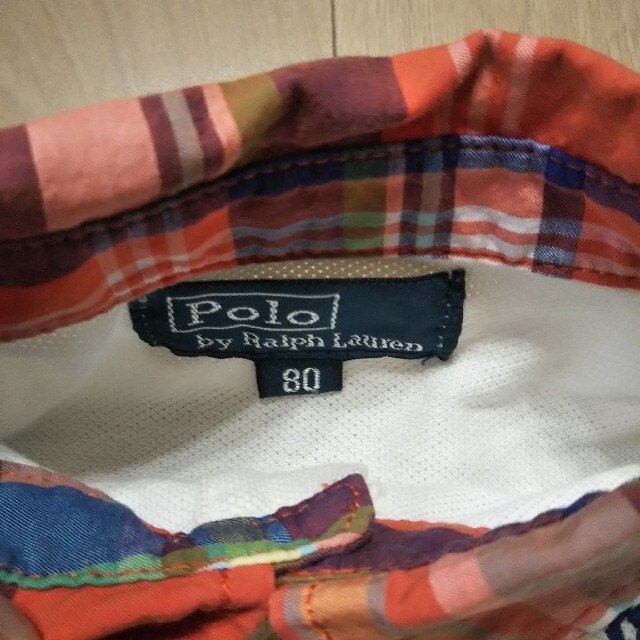 POLO RALPH LAUREN(ポロラルフローレン)の2点おまとめ ポロバイラルフローレン ミキハウス ビッグロゴ ポロシャツ キッズ/ベビー/マタニティのベビー服(~85cm)(シャツ/カットソー)の商品写真