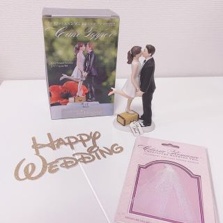 weddingstar ウェディングスター ケーキトッパー セット(置物)