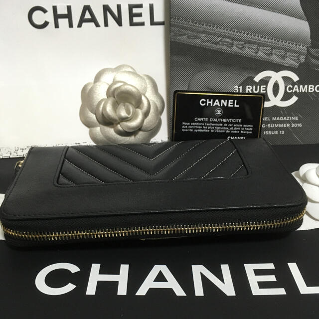 CHANEL(シャネル)の超美品★ レア♡ シャネル バイカラーマドモアゼル 長財布 正規品 レディースのファッション小物(財布)の商品写真