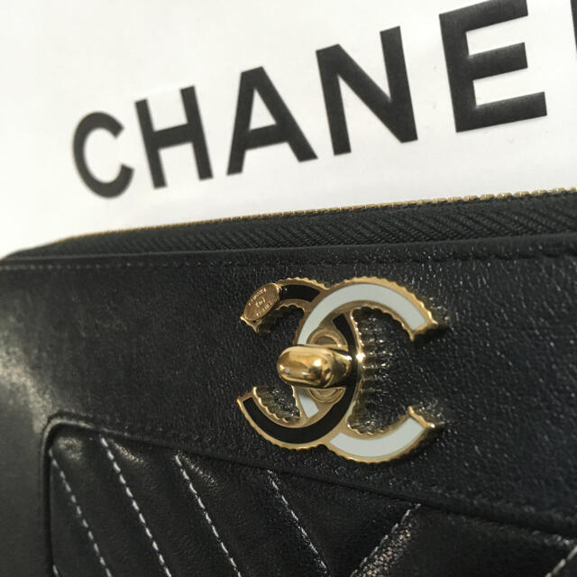 CHANEL(シャネル)の超美品★ レア♡ シャネル バイカラーマドモアゼル 長財布 正規品 レディースのファッション小物(財布)の商品写真