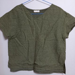 アースミュージックアンドエコロジー(earth music & ecology)の刺繍Tシャツ(Tシャツ/カットソー(半袖/袖なし))