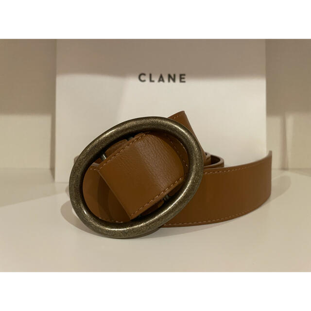 STUDIOUS(ステュディオス)のCLANE CIRCLE BUCKLE WIDE BELT  レディースのファッション小物(ベルト)の商品写真