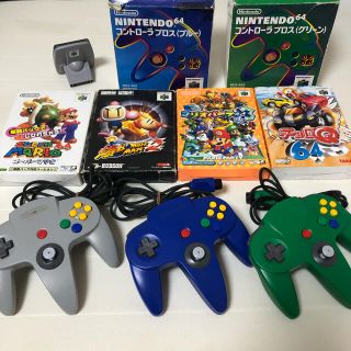 ニンテンドウ64(NINTENDO 64)のロクヨン コントローラー ソフト まとめ売り 送料込(家庭用ゲーム機本体)