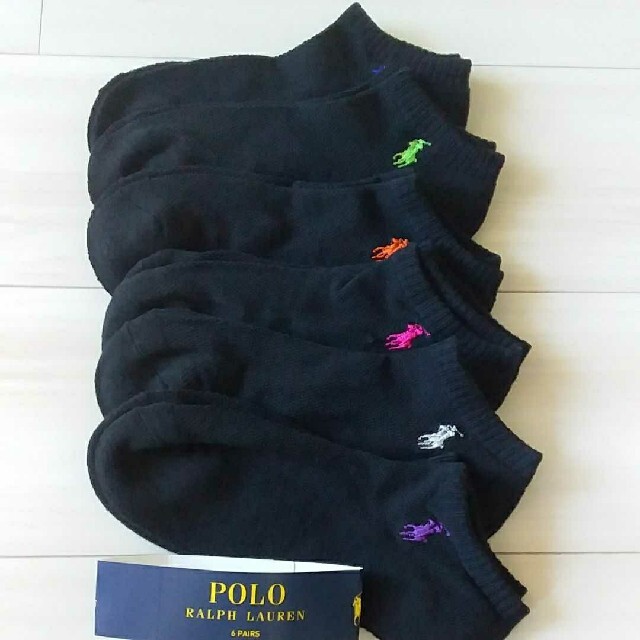 POLO RALPH LAUREN(ポロラルフローレン)の新品！Poloラルフローレン靴下レディース6足セット♪ レディースのレッグウェア(ソックス)の商品写真