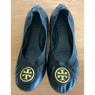 トリーバーチ(Tory Burch)のトリーバーチ　フラットシューズ　ブラック(ハイヒール/パンプス)