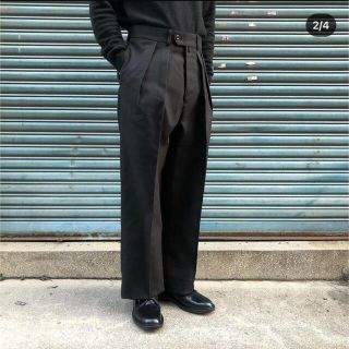 値段 中古 買取 NEAT ホップサック 46 ブラック テーパード スラックス