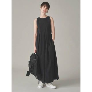 エミアトリエ(emmi atelier)の新品 emmi エミ タック ワンピース風 コンビネゾン パンツ ベージュ系(オールインワン)