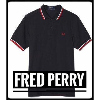 フレッドペリー(FRED PERRY)の【新品未使用】FREDPERRY(フレッドペリー)★半袖ポロシャツ★黒L★(ポロシャツ)