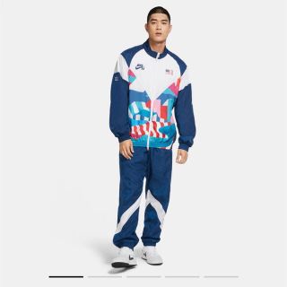 ナイキ(NIKE)のNIKE SB チーム USA メンズトラックスーツ　ナイキ(ナイロンジャケット)