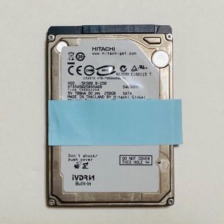 ヒタチ(日立)の日立　iVDR-S 250GB wooo 内蔵　iVDRS Built-in(その他)