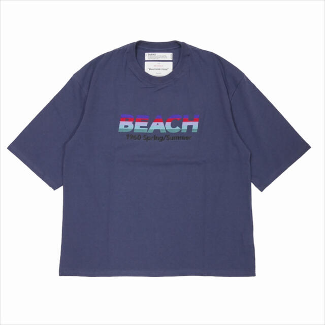 DAIRIKU/"BEACH" Half-Sleeve Tee（ナイトパープル） メンズのトップス(Tシャツ/カットソー(七分/長袖))の商品写真