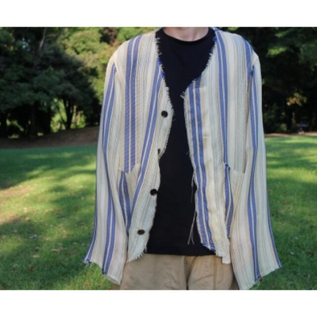 SUNSEA(サンシー)のATHA アタ　LINO CLOTH LINER JACKET メンズのトップス(カーディガン)の商品写真