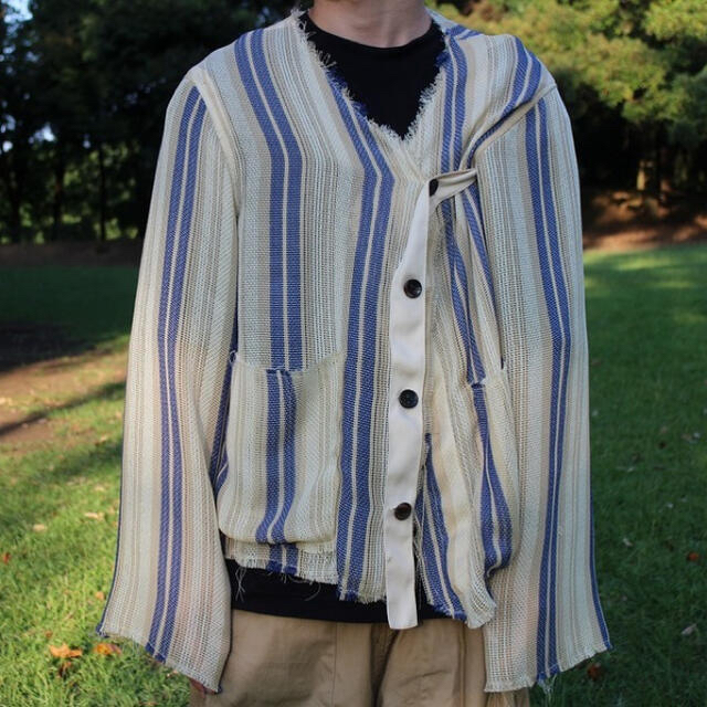 SUNSEA(サンシー)のATHA アタ　LINO CLOTH LINER JACKET メンズのトップス(カーディガン)の商品写真