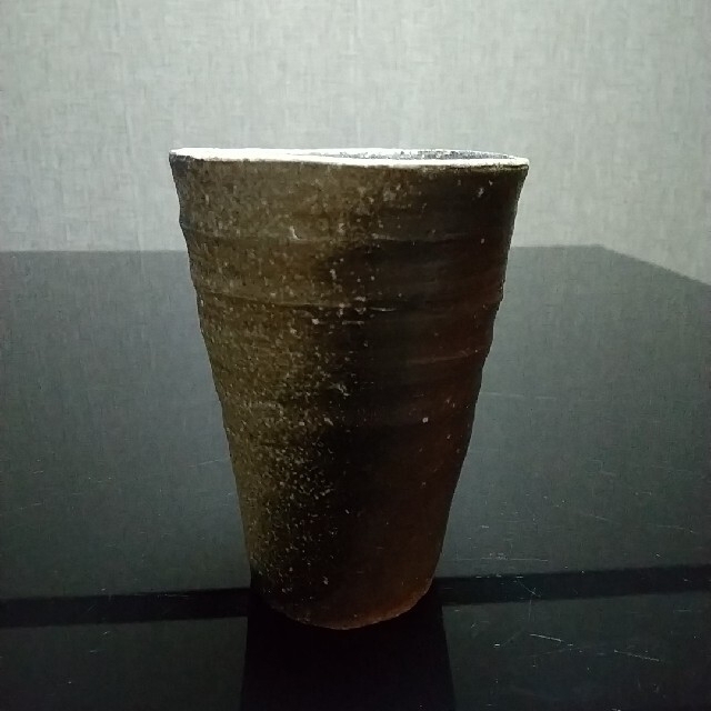 【備前焼 ビアマグ①】Bizen ware Beer mug ( 送料無料！) エンタメ/ホビーの美術品/アンティーク(陶芸)の商品写真