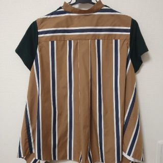 サカイ(sacai)のsacai　切り替えトップス　20SS(Tシャツ(半袖/袖なし))