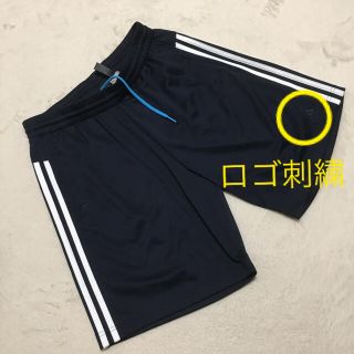 アディダス(adidas)のアディダス ハーフパンツ　スリーライン　レディース　L ネイビー　紺　ジャージ(ハーフパンツ)