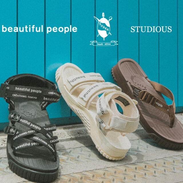 beautiful people(ビューティフルピープル)のbeautiful people SHAKA studious ビーチサンダル  レディースの靴/シューズ(サンダル)の商品写真